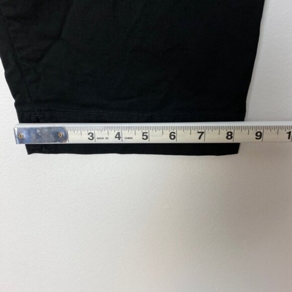 White Stag Capris Womens 10 Black Front Pockets Split Hem Body Stretch Office - Picture 11 of 11